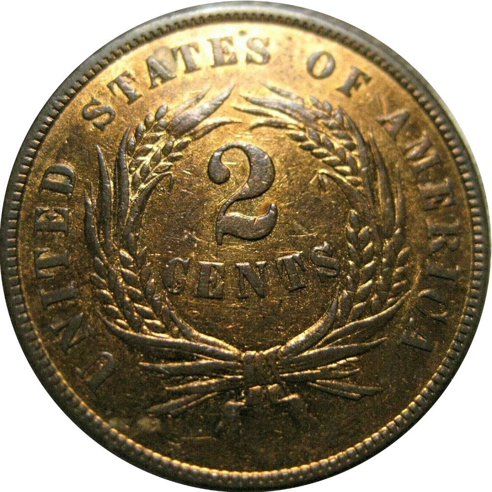 1864-2c-Two-Cent-Copper-Lm-#6